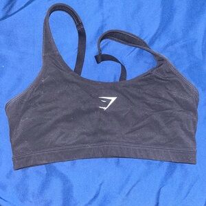 Black gymshark sports bra